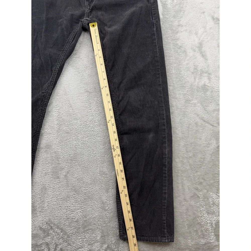 Banana Republic Men's Black Corduroy Straight Casual Pants Size 31 Pima Cotton